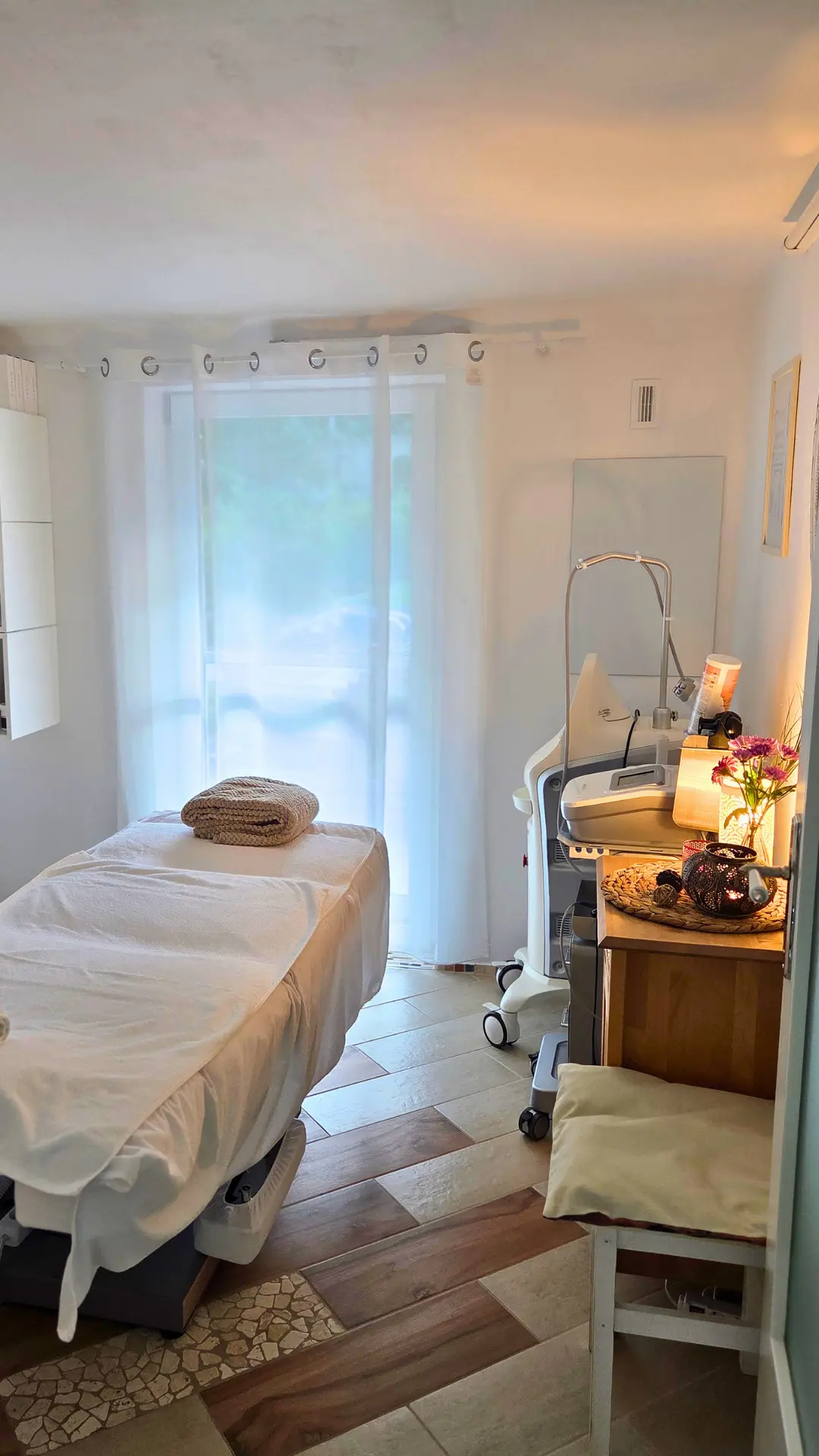 Behandlungsraum bei Donata D’Oria Kosmetik